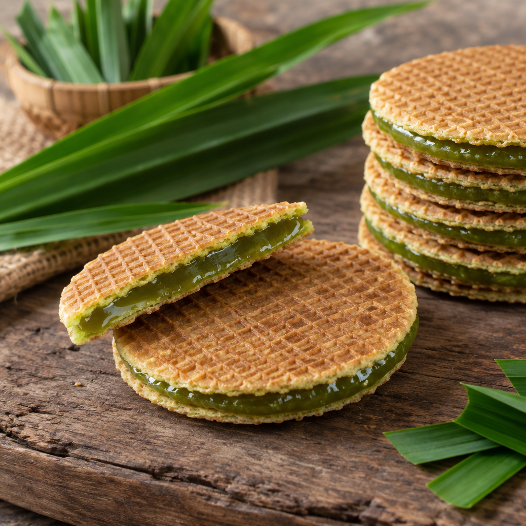 Pandan stroopkoeken
