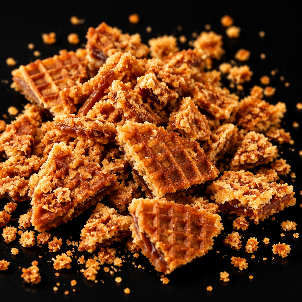 Groot bakje - Stroopwafel kruimels